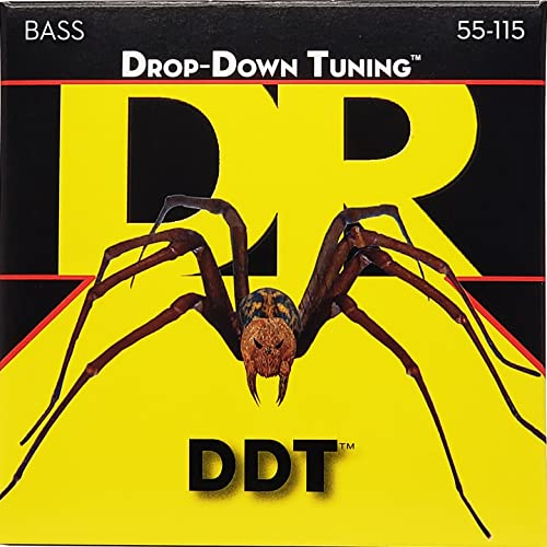 DR Strings DDT™ - Drop Down Tuning Bass Saiten: Extra Heavy 55-115