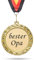 andSmile Medaille mit Gravur - Bester Opa - Orden aus hochwertigem Metall - Geschenk Opa zum Geburtstag, Weihnachten - Bester Opa Geschenke von Enkel