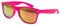 Ciffre Sonnenbrille Nerdbrille Nerd Retro Look Brille Pilotenbrille Vintage Look - ca. 80 verschiedene Modelle Pink Feuer Glässer