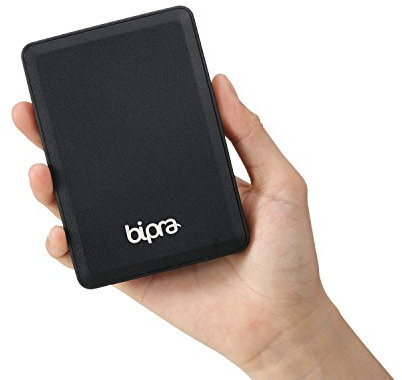 Bipra U3 - Hard disk esterno portatile USB 3.0 FAT32, 2,5, 250 GB, colore: Nero
