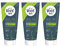 Veet Men Haarentfernungscreme für Oberkörper & Beine - Enthaarungscreme für Männer, Haarentfernung in 5-10 Minuten - 3 x 200 ml Tube & Spatel