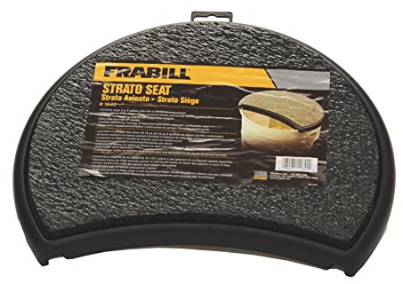Frabill Strato Seat | Comfortable Snap on Lid with Foam Padding for Storage Bucket Seat Option
