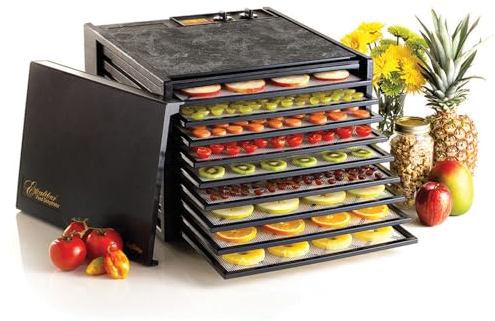 Excalibur | 9 Tray Dehydrator with Timer | Food Dryer | Up to 26 Hours and Temperature Control | Drying Fruit, Meat and Vegetables