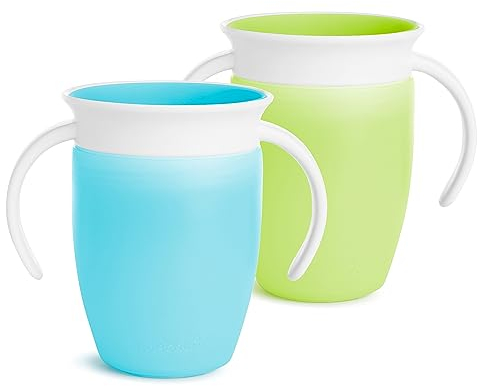 Munchkin Tasse d'apprentissage Miracle 200 ml, lot de 2