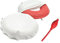 Luftkissen mit regulierbarem Druck 40 cm incl- Luftpumpe und Frotteebezug - Sitzkringel Sitzring