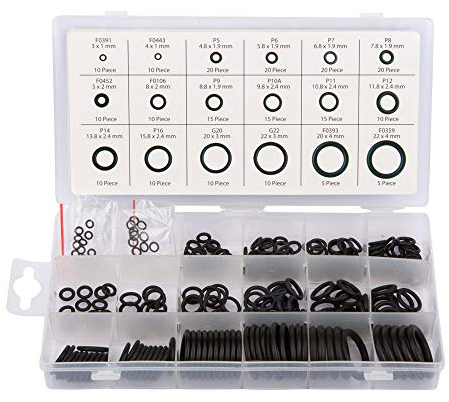 Blue Spot 40518 Nitrile Metric O-Ring Set - Black (225-Piece)