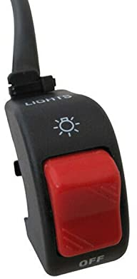 Frontscheinwerfer Motorrad Punkt Nebel Lichtschalter für 22mm 7/8 Zoll Lenker