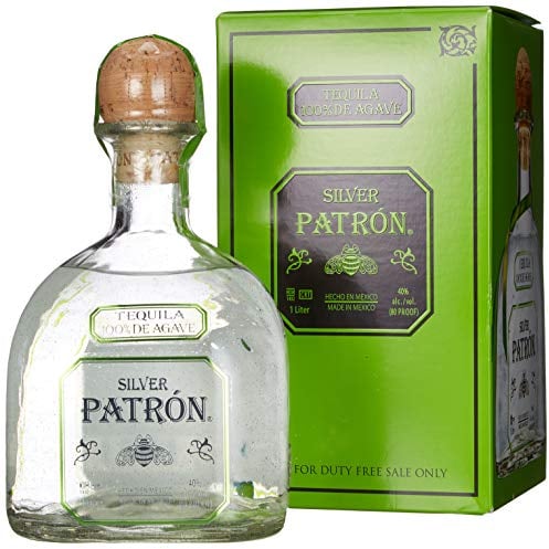Patrón Tequila Silver 40% Vol. 1l in Geschenkbox