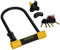 ONGUARD Bulldog U-Lock Candado para Bicicleta, Unisex, Negro, Amarillo, L
