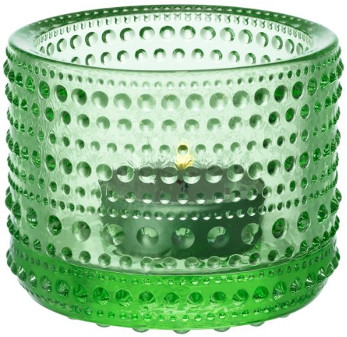 Iittala 005977 Kastehelmi windlicht, 64 mm, apfelgrün