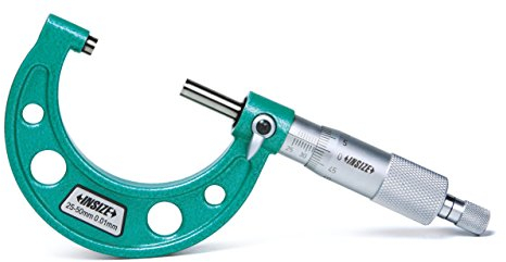 Insize 3203–100 A Bügelmessschraube, 75-100 mm, Skalierung 0,01 mm