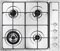 Smeg SR64S Integrado Encimera de gas Acero inoxidable placa de cocina