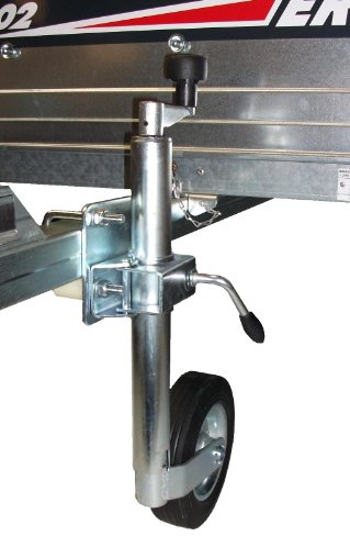 Trailer caravan Jockey Wheel 42mm and split clamp with FIXING KIT LMX1593