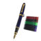 Jinhao 450 Normale Feder Fountain Pen Dunkelblau mit 5 Farb Gullor Tintenpatronen