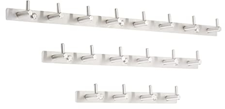 So-Tech® CORA Patère à 8 Crochets en Acier Inoxydable avec 8 Crochets