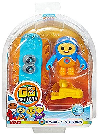 Go Jetters G.O. – Board Click-On – Kyan + Sein Brett – Figur mit Zubehör