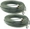 Adam Hall Cables 2 Stück K3MMF3000 Mikrofonkabel XLR female auf XLR male DMX Audio Kabel 3 pol polig (30 m, Schwarz, 2)