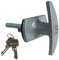 Henderson Garage T- Bar Lock Handle (short spigots) Black