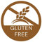 1000 x Vogue glutenfrei Futter Etiketten 25,4 mm Abnehmbare Selbstklebende Aufkleber