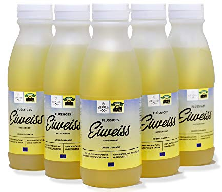 Protéine Blanc D’Oeuf Liquide 3000ml (6x500ml) | 100% Naturelle Elevage En Plein Air