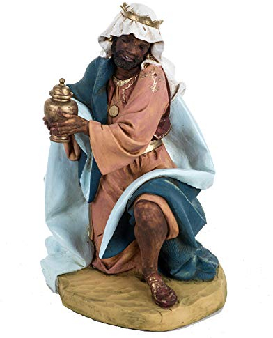 Holyart König 52 cm dunkelhäutig Fontanini Krippe