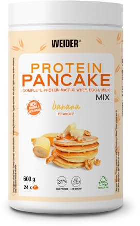 Weider, Protein Pancake Mix, Banane, 600 gramm