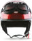 Moto Helmets® D22-Set „Red“ · Brain-Cap · Halbschale Jet-Helm Motorrad-Helm Roller-Helm Scooter-Helm Bobber Mofa-Helm Chopper Retro Cruiser Vintage Pilot Biker Helmet Brille Visier · S (55-56cm)