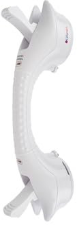 Lifemax Stick N Stay Handle – Instant Fit Suction Grip Safety Bar for Bathroom, Shower, and Bathtub – Portable Non-Slip Support for Seniors and Disabled – Easy Install, No Tools Required (White, 40cm)