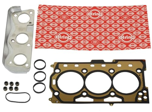 ELRING 546.070 Dichtungssatz Zylinderkopf mit Ventilschaftabdichtung ohne Zylinderkopfhauben-Dichtung Kompatibel mit VW POLO 9N