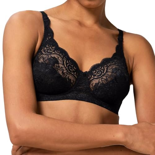 Triumph Donna Amourette 300 N X, Non-wired bra, BLACK, 6C