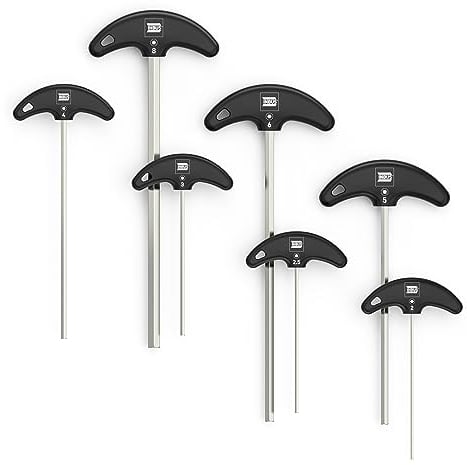 INBUS® 70020 T-Griff Schraubendreher Set 7tlg, 2–8mm — Made in Germany