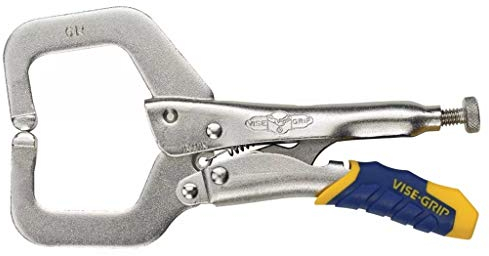 Irwin Fast Release 6R Kle mm-Gripzange 150 mm, C-Form, Spannweite 54 mm, feste Backen, ProTouch 2K-Griff, 10507190