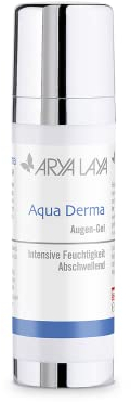 ARYA LAYA Aqua Derma Augen-Gel, 30 ml: Augenpflege mit Hyaluron, abschwellend & feuchtigkeitsspendend, gegen Augenringe, vegan