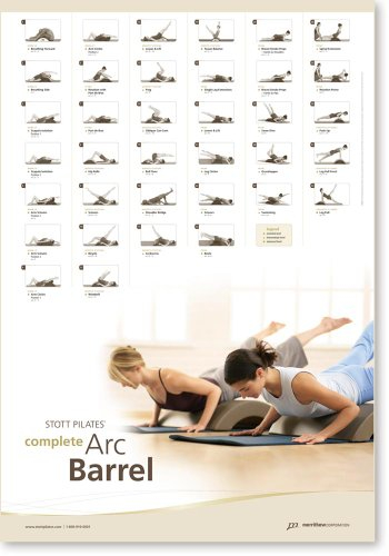 STOTT PILATES Wandtafel, komplettes Bogenfass