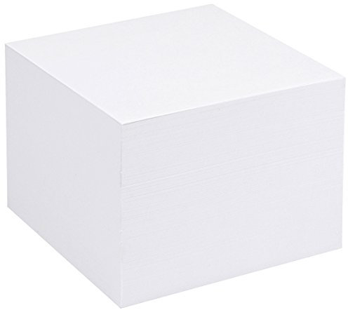 5 Star CP055YTWHI Office Refill Block for Noteholder Cube Approx. 750 Sheets of Paper 90x90mm White