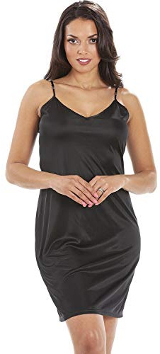 Camille Womens Knee Length Full Slip Chemise