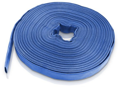 Bradas WAF2B100050 PVC Flachschlauch, 1 Zoll, 50 m, 2 Bar, blau, 20 x 20 x 5 cm