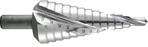 alpen 72200412100 HSS Stufenbohrer, Größe 1, Ø 4-12 mm, Bohrer ø: 4,0-12,0 mm, Gr.: 1