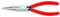 KNIPEX 20 01 160 Pinza per meccanica a becchi piatti diritti bonderizzata nera rivestiti in resina sintetica 160 mm