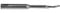 Izar 44126 Fresa Frontal Acabado HSS 1Z Aluminio, Serie Larga, 4414, Std W, 6.00 mm Diámetro Corte