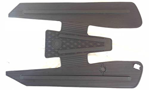 Fußmatte Vespa 50cc schwarz aus Gummi Ref. 3 Teppich