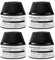 Staedtler Tinte fuer Marker Lumocolor refill station, 30 ml, (4x Nachfüllstation, schwarz)
