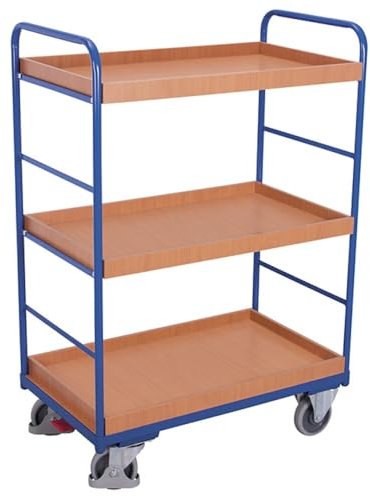 Etagenwagen hoch Traglast (kg): 250 Ladefläche: 965 x 555 mm RAL 5010 Enzianblau