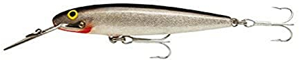 Rapala - Countdown Magnum Angelköder - Angelzubehör mit Abachiholz-Konstruktion - Salzwasser Spinnköder - Lauftiefe 4.5-5.4m - Fischköder 14cm, 36g - Hergestellt in Estland - Silver