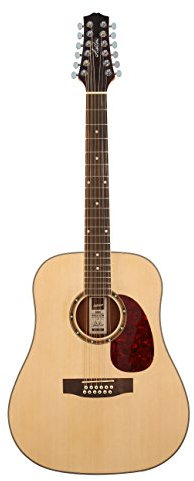 Ashton D25/12NTM - Guitarra clásica (combinación, picea, 12 cuerdas, para zurdos), color marrón