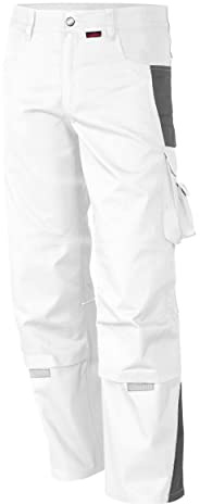 Qualitex - Bundhose PRO MG 245, Weiss/GRAU, 72