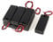 sourcing map 7 Pcs ON/OFF Switch Plastic Cover 2 x 1.5V AAA Battery Case Box Holder