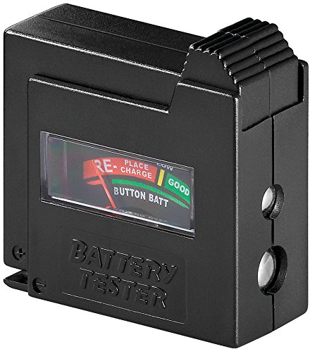 goobay 3er Set Wentronic Batterietester mit Display für Batteriezustand