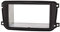 tomzz Audio 2451-039 Doppel DIN Radioblende Set kompatibel mit Smart fortwo 451 Facelift ab Bj.10.2010-2014 schwarz mit Einbaukit
