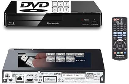 Panasonic DMP-BD84EB-K Smart Blu-ray Player MULTIREGION for DVD